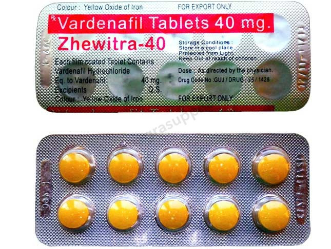 Zhewitra 40mg Tablets