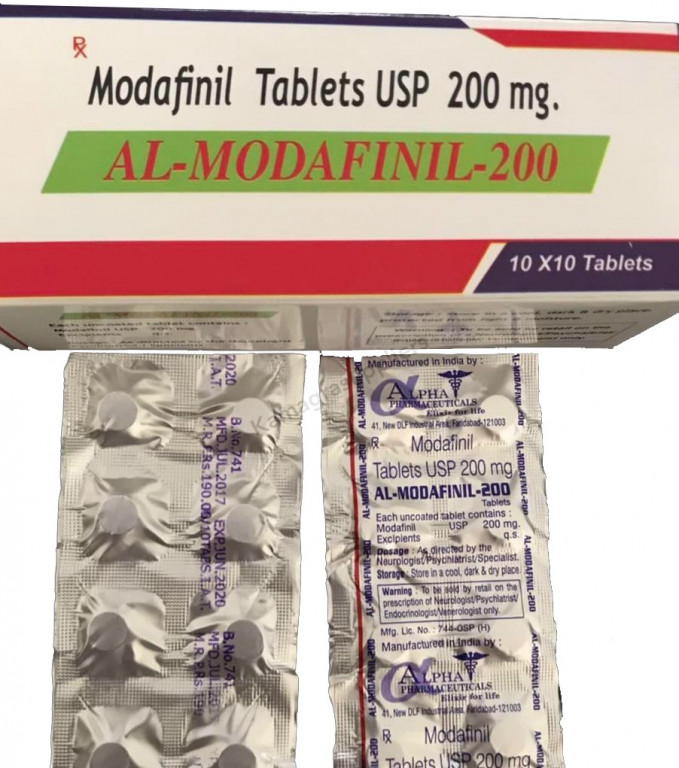 Al-Modafinil 200mg Tablets