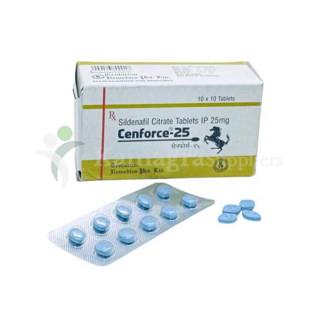 Cenforce 25mg (Sildenafil Citrate 25mg) Powerful Erectile Dysfunction Treatment
