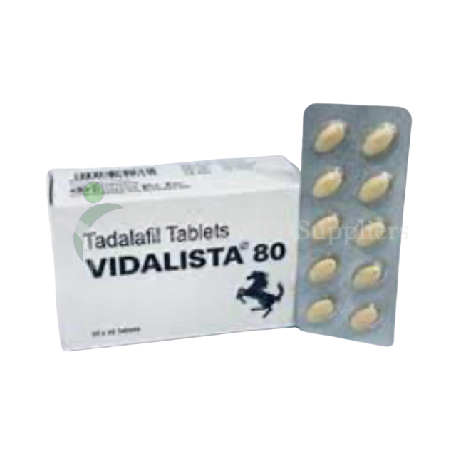 Vidalista Yellow 80 (Tadalafil 80mg) Powerful Erectile Dysfunction Treatment