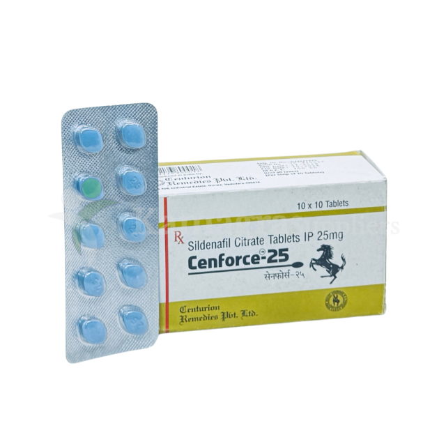 Cenforce 25mg (Sildenafil Citrate 25mg) Powerful Erectile Dysfunction Treatment