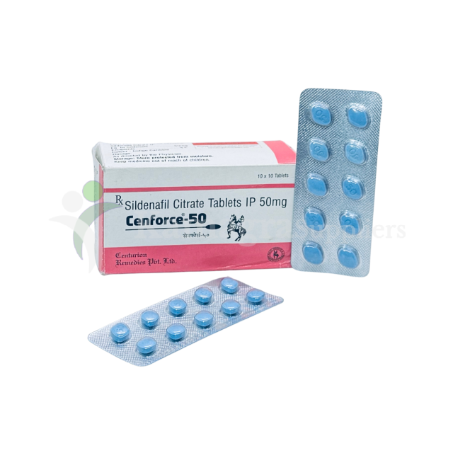 Cenforce 50mg (Sildenafil Citrate 50mg) Powerful Erectile Dysfunction Treatment