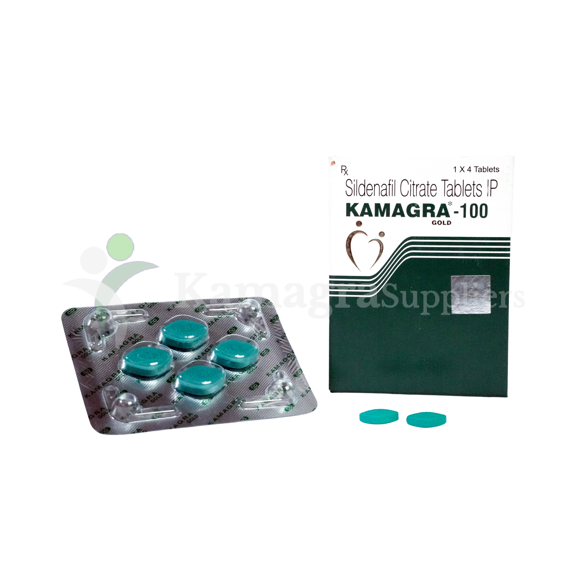 Kamagra Gold 100 (Sildenafil Citrate 100mg Tablets) Premium ED Treatment