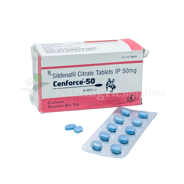 Cenforce 50mg (Sildenafil Citrate 50mg) Powerful Erectile Dysfunction Treatment