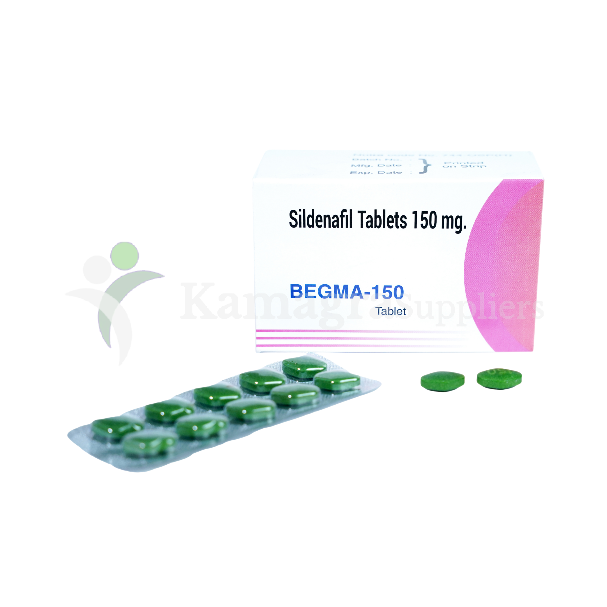 Begma 150mg (Green Color) Powerful Erectile Dysfunction Treatment