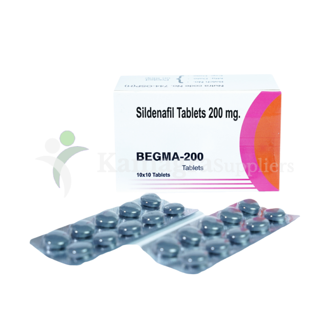 Begma 200mg (Black Color) Powerful Erectile Dysfunction Treatment