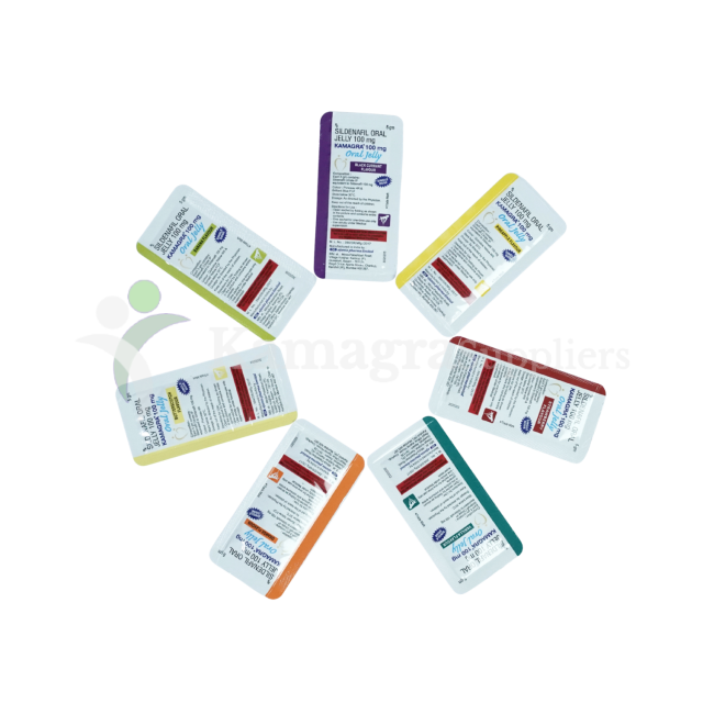 Kamagra 100 Oral Jelly (Sildenafil Citrate 100mg) Fast-Acting ED Oral Jelly Sachets