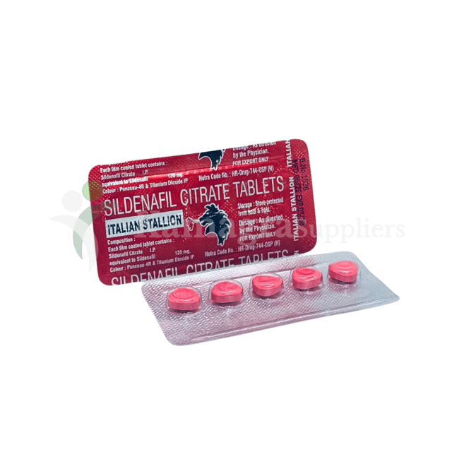 Italion Stalion 120mg (Red Color) Powerful Erectile Dysfunction Treatment