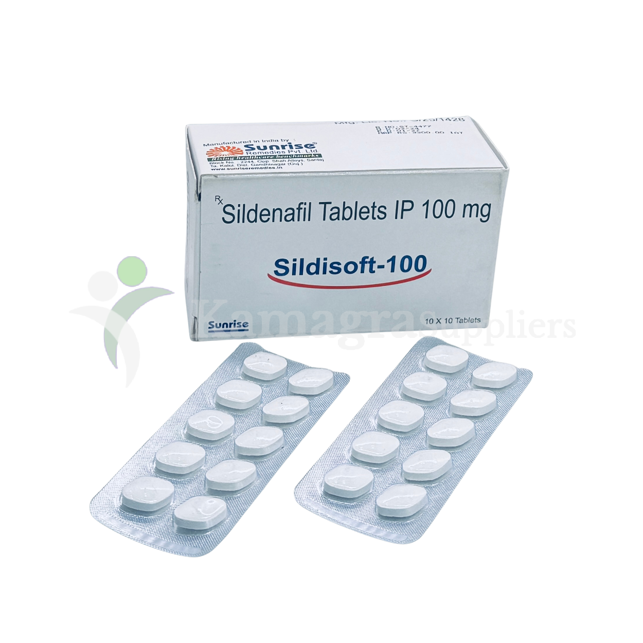 Sildisoft 100mg (Sildenafil 100mg) Powerful Erectile Dysfunction Treatment