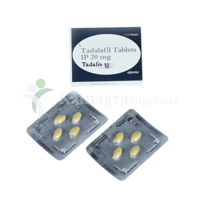 Tadalis SX 20 Powerful Erectile Dysfunction Treatment