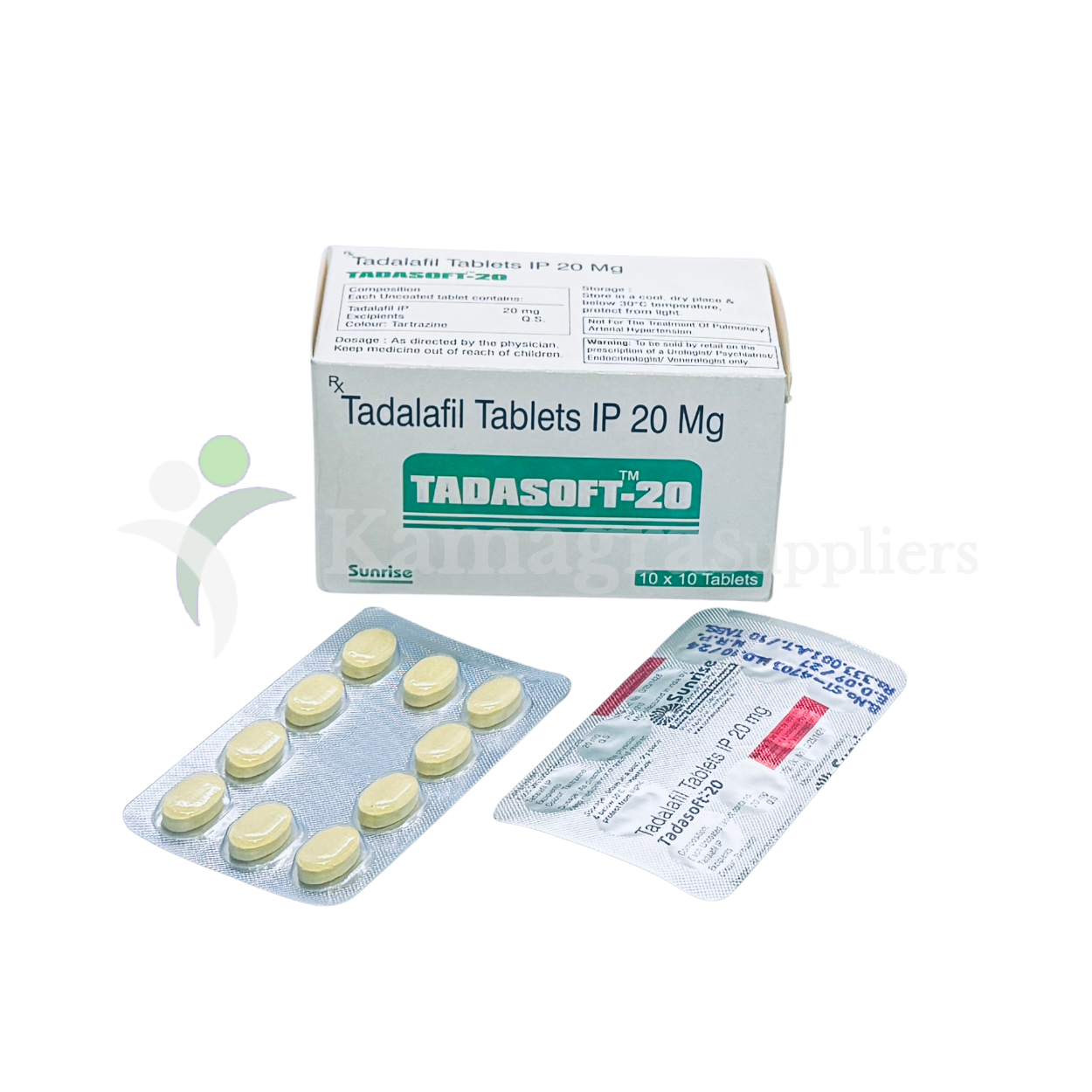 Tadasoft 20mg (Tadalafil 20mg) Powerful Erectile Dysfunction Treatment