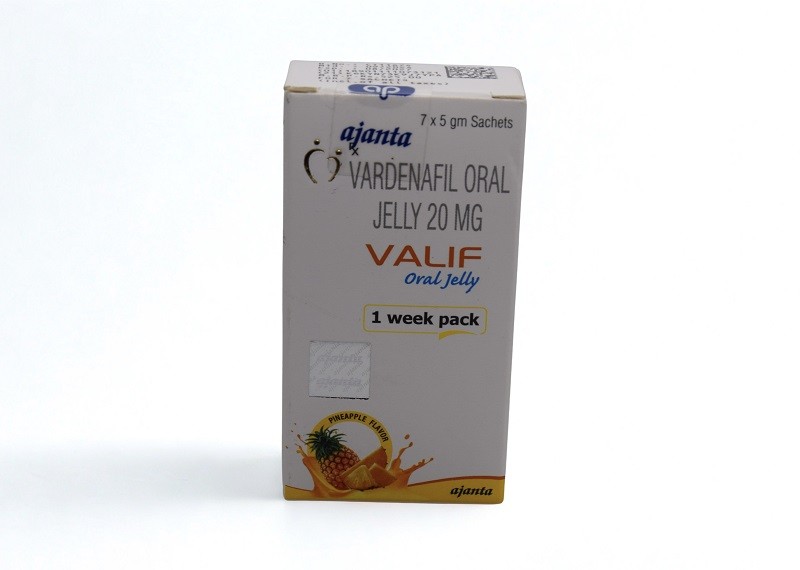 Valif Oral Jelly 20 (Sildenafil Citrate 100mg) Powerful Erectile Dysfunction Treatment