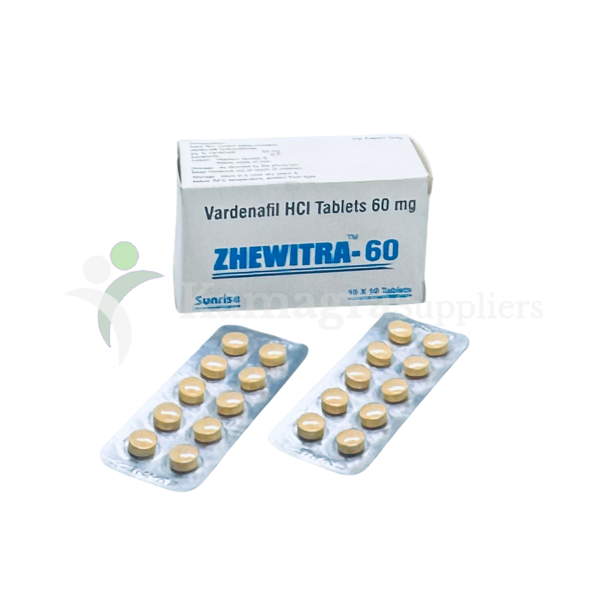 Zhewitra 60mg (Vardenafil 60mg) Powerful Erectile Dysfunction Treatment